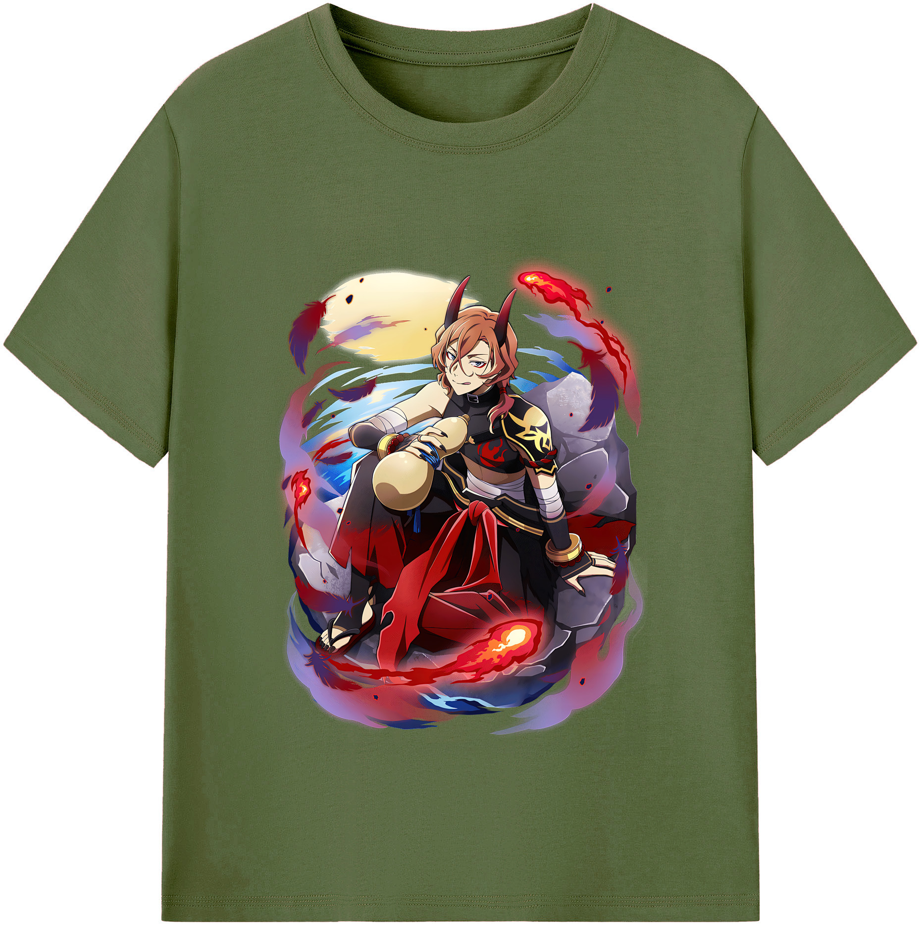 （画像用） 文豪ストレイドッグス Bungo Stray Dogs 綿100％半袖Tシャツ（フロントプリント）